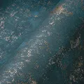 Produktbild: A.S. Création Metallic Tapete Blau Petrol THE BOS 388326 Vliestapete Struktur 10,05 m x 0,53 m Made in Germany