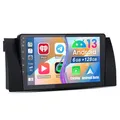Produktbild: 6GB+128GB Für BMW 5er E39 X5 E53 E38 Android 13.0 Autoradio Carplay GPS NAVI RDS