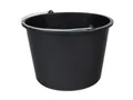 Produktbild: Toolland Baueimer, rund, Kunststoff, schwarz, 20 Liter