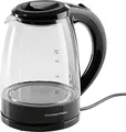 Produktbild: GourmetMaxx Wasserkocher 15481 Schwarz 1,8 l – 1800 W, LED, 360°-Sockel