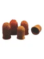 Produktbild: Rexel Size 0 - thimblette - rubber - dark orange (pack of 10)