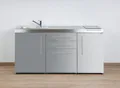 Produktbild: Stengel Miniküche MP 170 Edelstahl mit Kühlschrank & Induktionskochfeld