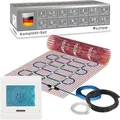 Produktbild: VILSTEIN Elektrische Fußbodenheizung 150W - Komplett-Set - Für nahezu alle Bodenbeläge | 1m2 - 2m