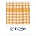 Produktbild: Ross 3er Pack Baumwoll-Geschirrtücher Bauernkaro gelb, 50x70 cm