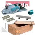 Produktbild: Makita Zimmermannshobel 1806B, 1200W, 170mm in Holzkiste,1 PAA Hobelmesser extra