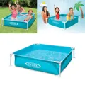 Produktbild: Intex Planschbecken Mini Frame Pool 122 x 30 cm Hundepool Kinderpool Stahlrahmen