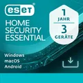 Produktbild: ESET HOME Security Essential / 3 Geräte / 1 Jahr / KEY (ESD)