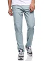 Produktbild: Indicode Herren Haverfield Stoffhose aus Leinen & Baumwolle | Herrenhose Freizeithose Männer Blue Wave, M