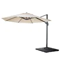 Produktbild: Gastronomie-Luxus-Ampelschirm MCW, Ø 3,5m creme mit Ständer