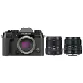 Produktbild: Fujifilm X-T50 + XF 50mm f/2,0 R WR + XF 23mm 2,0 R WR  schwarz