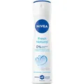 Produktbild: Nivea Deodorant Fresh Natural, Spray, unisex, 48h Schutz, ohne Aluminium, antibakteriell, 150 ml