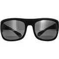 Produktbild: Polaroid Wrap Mens Schwarz Grau Grau Polarisierte Sonnenbrille