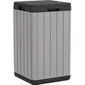 Produktbild: vidaXL Outdoor-Mülltonne Grau 38x38x65 cm PP - Grau