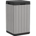 Produktbild: vidaXL Outdoor-Mülltonne Grau 38x38x65 cm PP 1932425