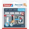Produktbild: tesa Powerstrips CLICK Small 4x 2 Stück (L x B) 60 mm x 20 mm  Inhalt: 4 Paar
