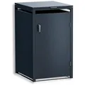 Produktbild: Metzler Mülltonnenbox MMB-1-1X-AN, Metall, für 1 Mülltonne bis 240 Liter, abschließbar