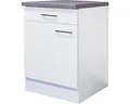 Produktbild: Flex Well Unterschrank mit Schublade und Drehtür Varo BxTxH 60 x 60 x 86 cm weiß
