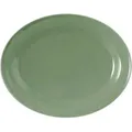 Produktbild: Seltmann Weiden Beat Color Glaze Servierplatte oval 35 x 28 cm - Salbeigrün