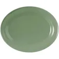 Produktbild: Seltmann Weiden Beat Color Glaze Servierplatte oval 35 x 28 cm - Salbeigrün