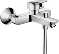 Produktbild: hansgrohe Logis - Badewannenarmatur Aufputz für 2 Verbraucher, Mischbatterie Badewanne mit Auslauf L