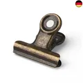Produktbild: Antike Messing-kleine Bulldog-Clips, 30 Stück Scharnier Clip 1 Zoll Metall
