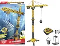 Produktbild: Dickie Toys - RC Titan Crane (150 cm) - Ferngesteuerter Spielzeug-Kran mit 360°-Drehung und interaktivem Zubehör, Spielkran mit Fernbedienung und Licht für Kinder ab 3 Jahre, inkl. Batterien