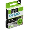 Produktbild: Dymo Label Band D1 45021 (S0720610) weiß auf schwarz  12mm x 7m