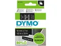 Produktbild: Dymo 45021 (S0720610) - (12 mm) - Weiß auf schwarz - Tape