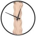 Produktbild: vidaXL Wanduhr Braun Ø35 cm Eisen und Eichenholz