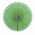 Produktbild: Creativery 1 Papierfächer 25cm (hellgrün 556) // Deko Papier Fächer Rosetten Blumen Raumdeko Papierrosetten Hängedeko