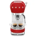 Produktbild: SMEG ECF02RDEU 50s Style Espresso-Kaffemaschine Rot