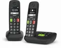 Produktbild: Gigaset E290A DUO Schnurloses Telefon mit Anrufbeantworter Schwarz 2 Mobilteile