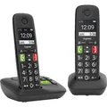 Produktbild: Gigaset E290A DUO Schnurloses Telefon mit Anrufbeantworter Schwarz 2 Mobilteile