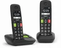Produktbild: Gigaset E290A Duo schwarz Großtastentelefon,Anrufbeantworter,Verstärker BRANDNEU