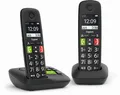 Produktbild: Gigaset E290A Duo schwarz Großtastentelefon,Anrufbeantworter,Verstärker BRANDNEU