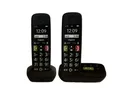 Produktbild: Gigaset E290A Duo DECT Schnurlostelefon, Schwarz