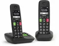 Produktbild: Gigaset E290A Duo DECT Schnurlostelefon - Schwarz