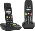 Produktbild: Gigaset Festnetz Telefon Set E290A Duo Schnurlos 2 Telefone+Stationen Schwarz