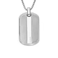 Produktbild: Fossil Halskette-Anhänger Herren Knurled Dog Tag Edelstahl JF04882040