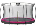 Produktbild: Trampolin EXIT Silhouette Ground mit Sicherheitsnetz Ø 366 cm rosa