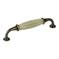 Produktbild: SOTECH Porzellangriff META Möbelgriff Porzellan Krakeliert Bronze BA 128 mm