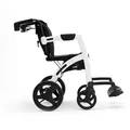 Produktbild: Rollz International Rollator Rollz Motion 2.1. faltbar - 2in1 Rollator & Rollstuhl, Ankipphilfe, Farbe: Pepple White weiß