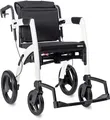 Produktbild: Rollz Motion, 2-in-1 Rollator und Rollstuhl, faltbar, Größe: Standard, Pebble White