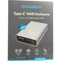 Produktbild: Graugear externes Raid Gehäuse 2x2,5