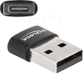 Produktbild: DELOCK 60002 - USB 2.0 Adapter, A Stecker auf C Buchse, schwarz
