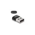 Produktbild: 60002 - USB 2.0 Adapter USB Typ-A Stecker zu USB Type-C™ Buchse schwarz