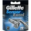 Produktbild: Gillette Sensor Excel Ersatzklingen fü r Herren 10 ks