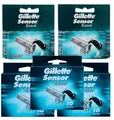 Produktbild: 40er Set Gillette Sensor Excel Rasierklingen / 3x 10er = 30 Stück  + 2x 5er Pack