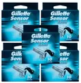 Produktbild: 50er Gillette Sensor Excel Rasierklingen / 5x 10er OVP Set = 50 Stück Klingen
