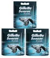 Produktbild: 30x Gillette Sensor Excel Rasierklingen in OVP / 3x 10er Klingen Pack Set